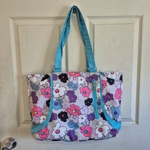 Floral Multi-Color Tote Bag